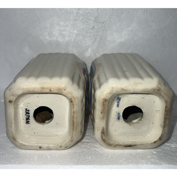 VINTAGE SAILBOAT SALT & PEPPER SHAKERS WHITE NAUTICAL SHIP BOAT SAIL JAPAN - Picture 6 of 6